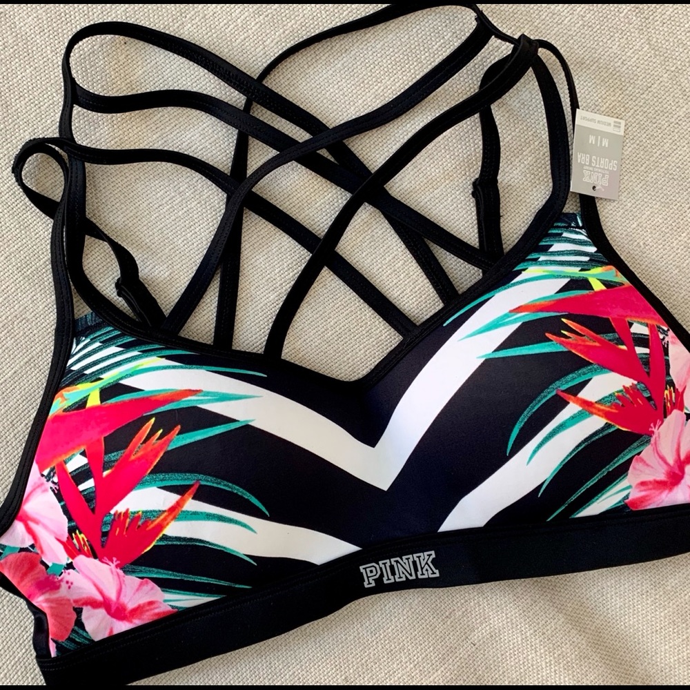 Victoria’s Secret PINK Cage front sport bra